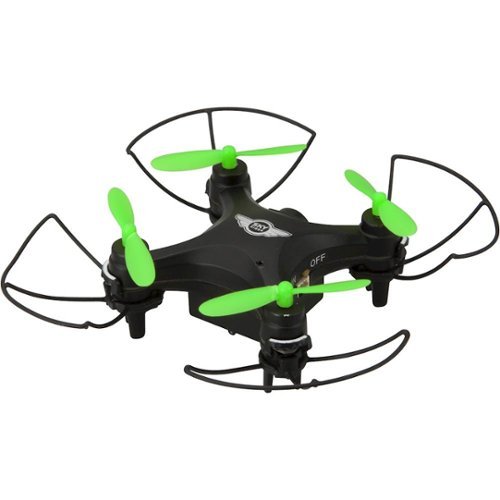 GPX - Sky Rider Mini Glow Pro Drone with Remote Controller - Black-Angle_Standard 