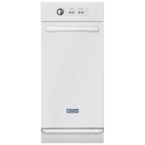 Maytag - 1.4 Cu. Ft. Built-in Trash Compactor - White-Front_Standard 
