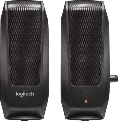 Logitech - S120 Speakers (2-Piece) - Black