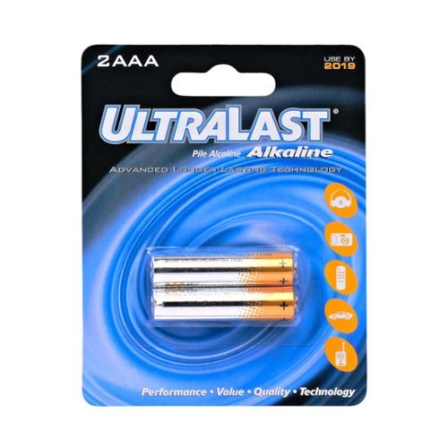  UltraLast - Alkaline AAA Batteries (2-Pack)