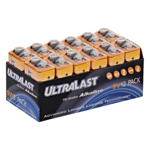UltraLast - 9V Batteries (12-Pack)