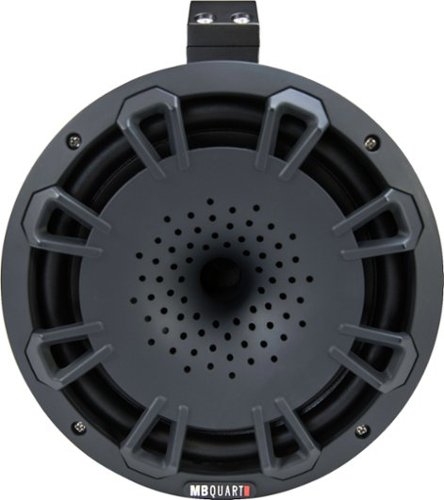 MB Quart - 8" 2-Way Marine Speaker with Composite Polypropylene Cones (Pair) - Black