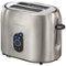 Hamilton Beach - 2-Slice Extra-Wide-Slot Toaster - Brushed stainless steel-Angle_Standard