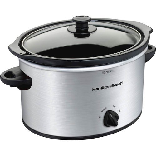 Hamilton Beach - 3-Quart Slow Cooker - Silver-Angle_Standard 