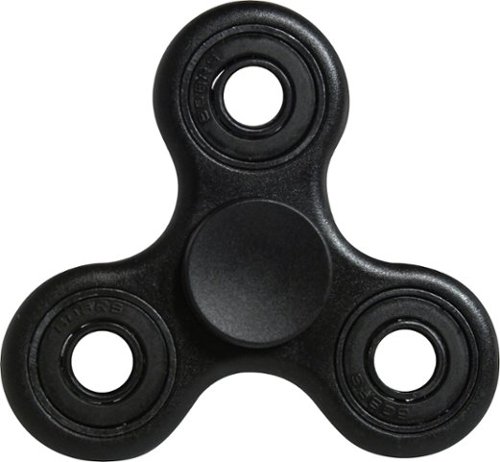  Fidgetly - Fidget Spinner Toy Stress Reducer - Black/Black