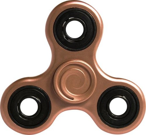 Fidgetly - Fidget Spinner Toy Stress Reducer - Rose/Black-Front_Standard 