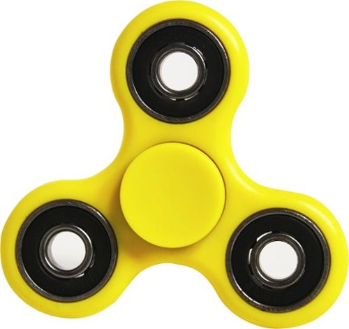  Fidgetly - Fidget Spinner Toy Stress Reducer - Yellow/Black