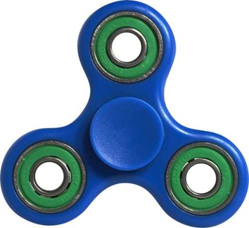 Fidgetly - Fidget Spinner Toy Stress Reducer - Blue/Green-Front_Standard 