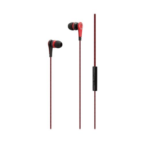  iLive - IAEV17R Wired In-Ear Headphones - Red