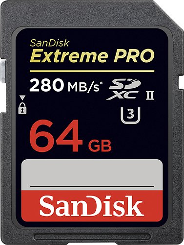  SanDisk - Extreme PRO 64GB SDXC UHS-II Memory Card