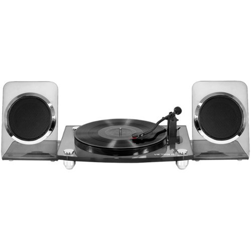 Victrola - Bluetooth Stereo Turntable - Black/smoke-Front_Standard 