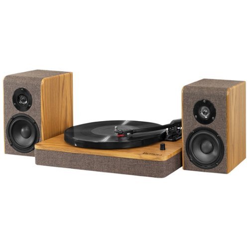 Victrola - Bluetooth Stereo Turntable - Brown-Front_Standard 