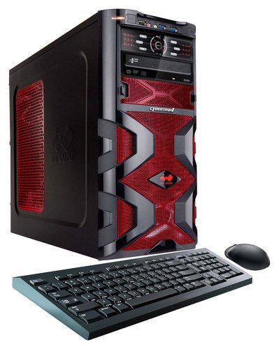  CybertronPC - Assassin II Desktop - Intel Core i7 - 8GB Memory - 1TB Hard Drive - Black/Red