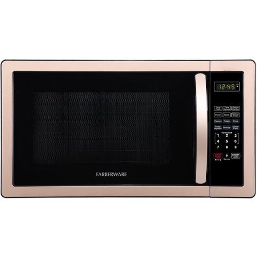 Farberware - Classic 1.1 Cu. Ft. Mid-Size Microwave - Copper-Front_Standard 