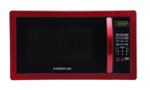 Farberware - Classic 1.1 Cu. Ft. Countertop Microwave Oven - Metallic red - Front_Standard
