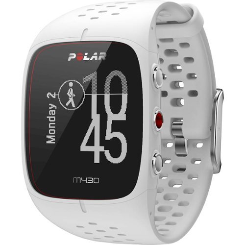 Polar - M430 GPS Running Watch - White-Angle_Standard 