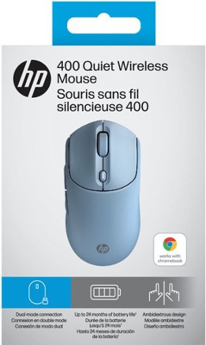 HP 400 Quiet Wireless Bluetooth Ambidextrous Mouse - Wireless - Blue BUY ONLINE