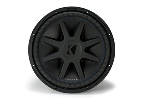 KICKER - CompVX 15" Dual-Voice-Coil 8-Ohm Subwoofer - Black