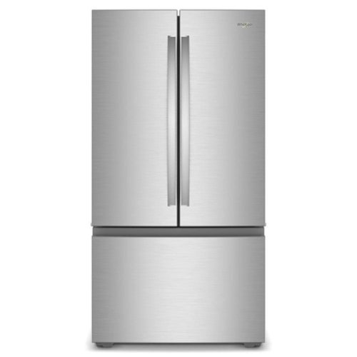  Whirlpool - 36 in. Wide 24 cu. ft. 3-Door French Door Counter Depth Refrigerator - Fingerprint-Resistant Stainless Finish