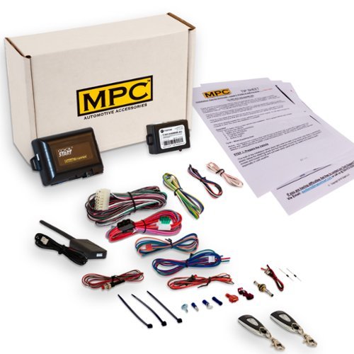MPC - Complete 1-Button Remote Start Kit For 2001-2003 Toyota RAV4 - Key-to-Start - Black-Front_Standard 