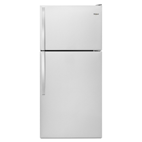  Whirlpool - 18.2 Cu. Ft. Top-Freezer Refrigerator - Stainless Steel