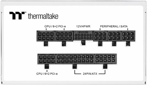 Thermaltake Toughpower GF A3 850W 80+ Gold PCIe Gen 5 ATX 3.1 Fully Modular Power Supply - Snow SHOP ONLINE