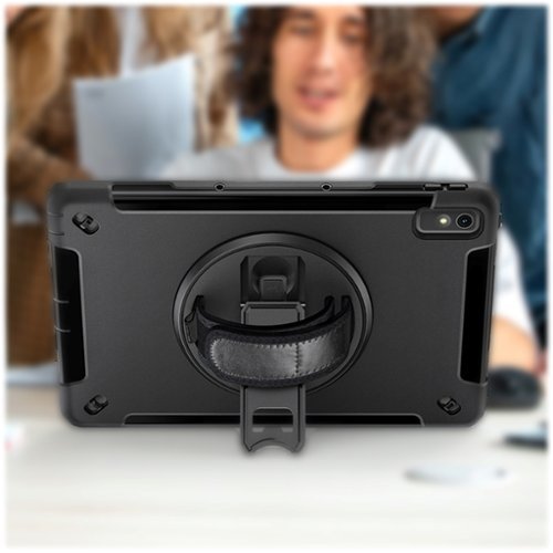 SaharaCase Protection Hand Strap Series Case for Lenovo Tab P11 (Gen 2) - Black BUY IN EUROPE