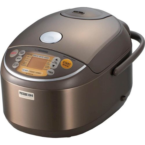 Zojirushi - 10-Cup Rice Cooker and Warmer - Stainless Brown