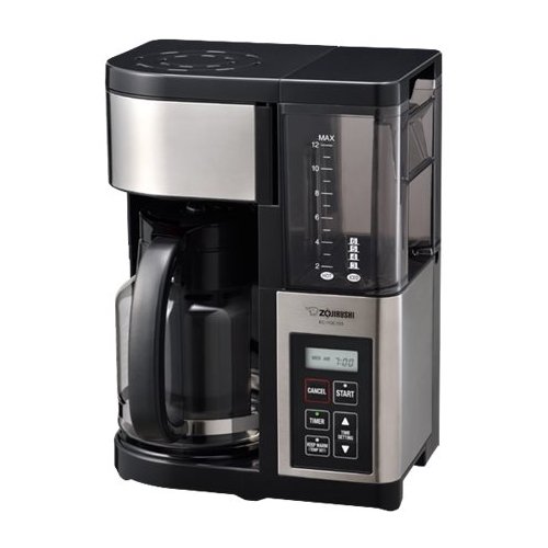 Zojirushi - Fresh Brew Plus 12-Cup Coffee Maker - Stainless black