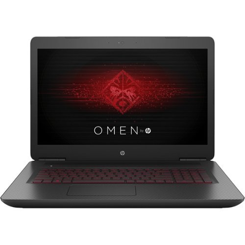  HP - 17.3" Laptop - Intel Core i7 - 8GB Memory - NVIDIA GeForce GTX 1050 Ti - 1TB Hard Drive + 128GB Solid State Drive - Onyx black, twinkle black, shadow mesh pattern