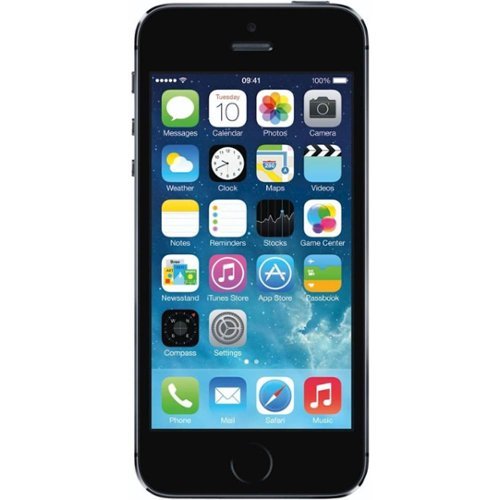 Apple - Pre-Owned (Excellent) iPhone 5s 64GB Cell Phone (Unlocked) - Space Gray-Front_Standard 