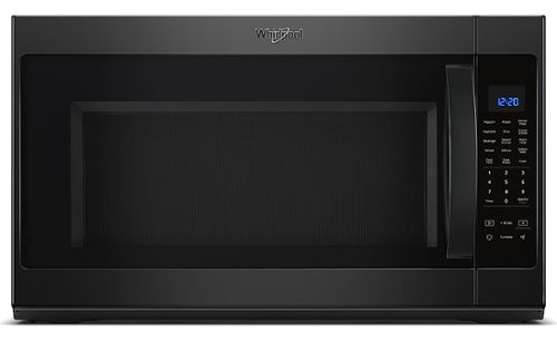 Whirlpool - 2.1 Cu. Ft. Over-the-Range Microwave with Sensor Cooking - Black