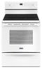 Maytag - 5.3 Cu. Ft. Self-Cleaning Freestanding Electric Range with Precision Cooking system - White-Front_Standard