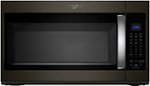 Whirlpool - 1.9 Cu. Ft. Over-the-Range Microwave with Sensor Cooking - Black stainless steel - Front_Standard