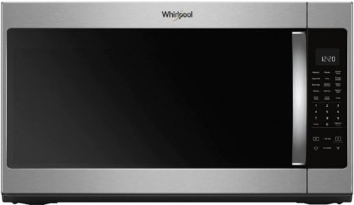 Whirlpool – 2.1 Cu. Ft. Over-the-Range Microwave with Sensor Cooking – Fingerprint Resistant Stainless Steel