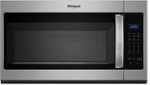 Whirlpool - 1.7 Cu. Ft. Over-the-Range Microwave - Stainless steel - Front_Standard
