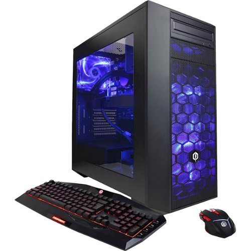 CyberPowerPC - Gamer Supreme VR Desktop - Intel Core i7-7700K - 16GB Memory - AMD Radeon RX 580 - 2TB Hard Drive-Front_Standard 