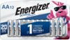 Energizer - Ultimate Lithium AA Batteries (12 Pack), Double A Batteries-Front_Standard