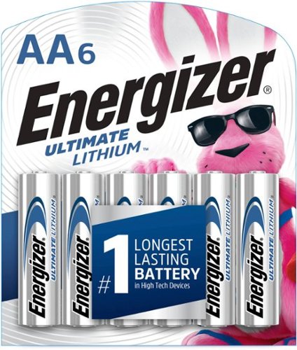  Energizer Ultimate Lithium AA Batteries (6 Pack), Double A Batteries