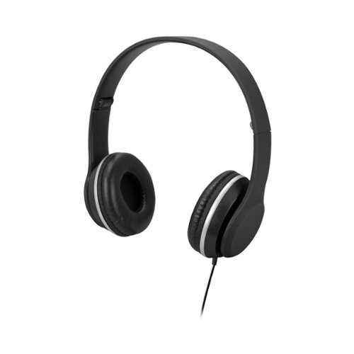  iLive - IAH57 Wired On-Ear Headphones - Black