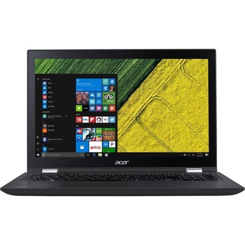 Acer - 2-in-1 15.6" Refurbished Touch-Screen Laptop - Intel Core i7 - 12GB Memory - 1TB Hard Drive - Black-Front_Standard 