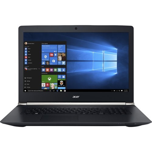 Acer - 17.3" Refurbished Laptop - Intel Core i7 - 16GB Memory - NVIDIA GeForce GTX 960M - 1TB HDD + 256GB Solid State Drive - Black-Front_Standard 