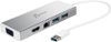 j5create - USB 3.0 Mini Dock - Silver-Front_Standard