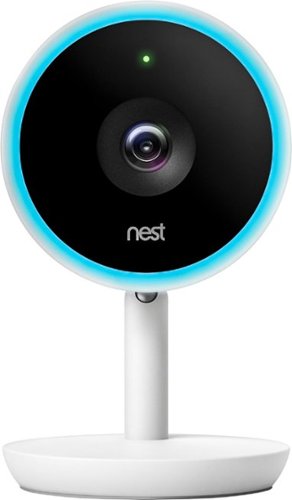  Google - Nest Cam IQ Indoor Full HD Wi-Fi Home Security Camera