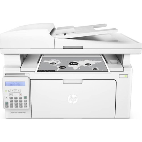 HP - Refurbished LaserJet Pro MFP M130fn Black-and- All-In-One Laser Printer - White-Front_Standard 