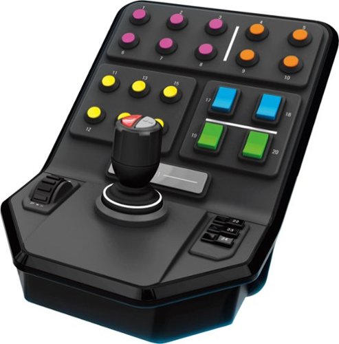 Logitech - Saitek Farm Sim Gaming Vehicle Side Panel - Gray-Front_Standard 