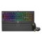 GAMDIAS - Ares 7 Color Combo USB Keyboard and Optical Mouse - Black-Front_Standard