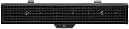 BOSS Audio - 27" Amplified Bluetooth Soundbar for Side by Sides, UTVs and ATVs - Black-Front_Standard 
