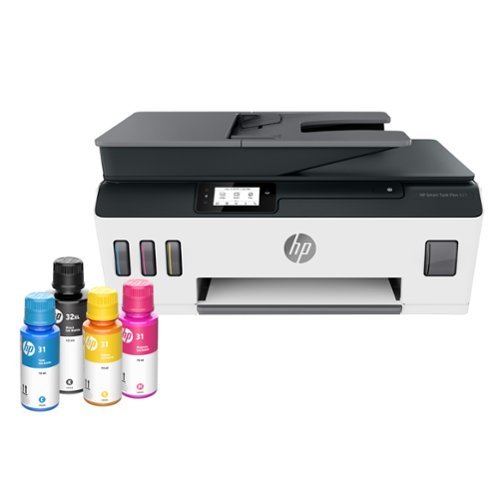 HP - Smart Tank Plus 651 Wireless All-in-One Cartridge-Free Supertank Inkjet Printer with 3 Years of Ink Included¹ - White-Front_Standard 