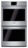 Bosch - 500 Series 30" Built-In Electric Convection Double Wall Oven - Stainless Steel-Front_Standard